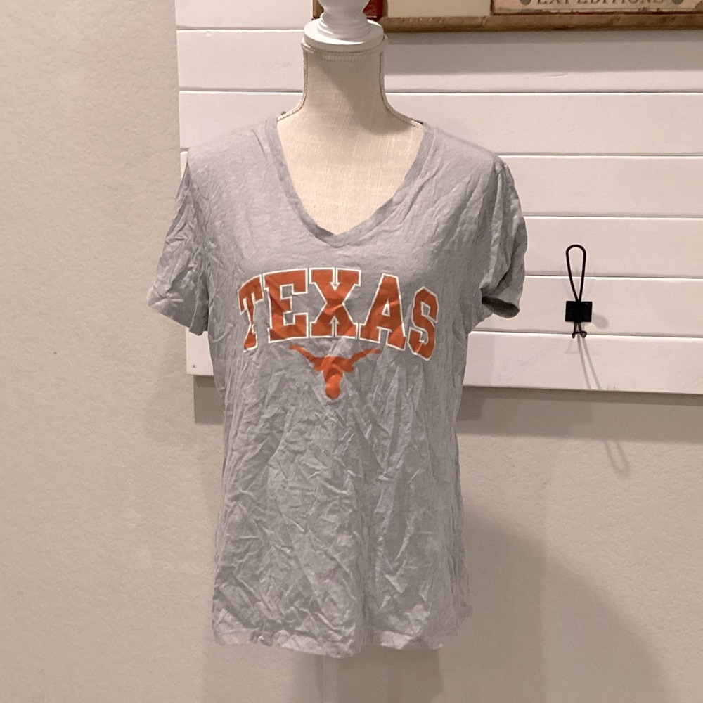 Texas Longhorns Fanatics Branded Women's Evergreen Campus V-Neck T-Shirt